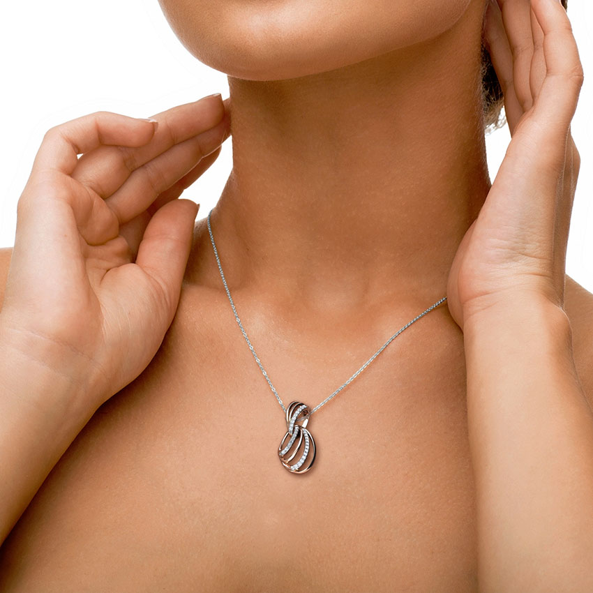 Hazel Whirl Diamond Pendant Hazel Whirl Diamond Pendant