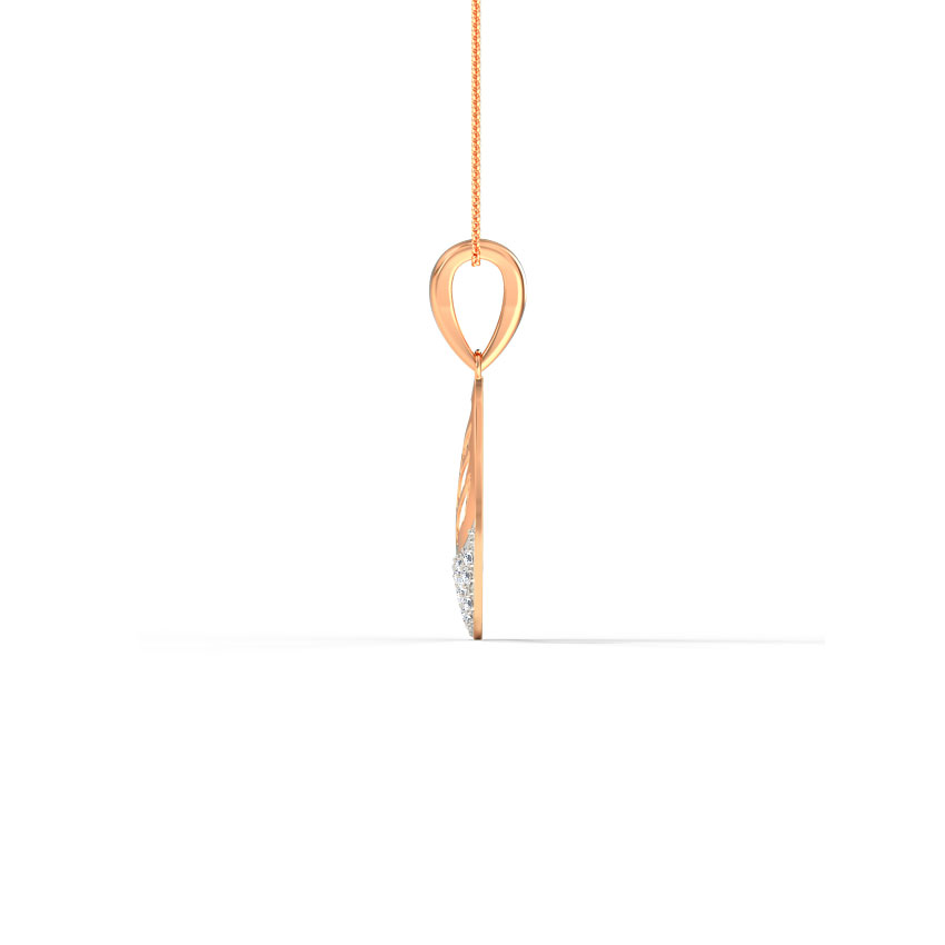 Foliate Cut-Out Diamond Pendant Foliate Cut-Out Diamond Pendant