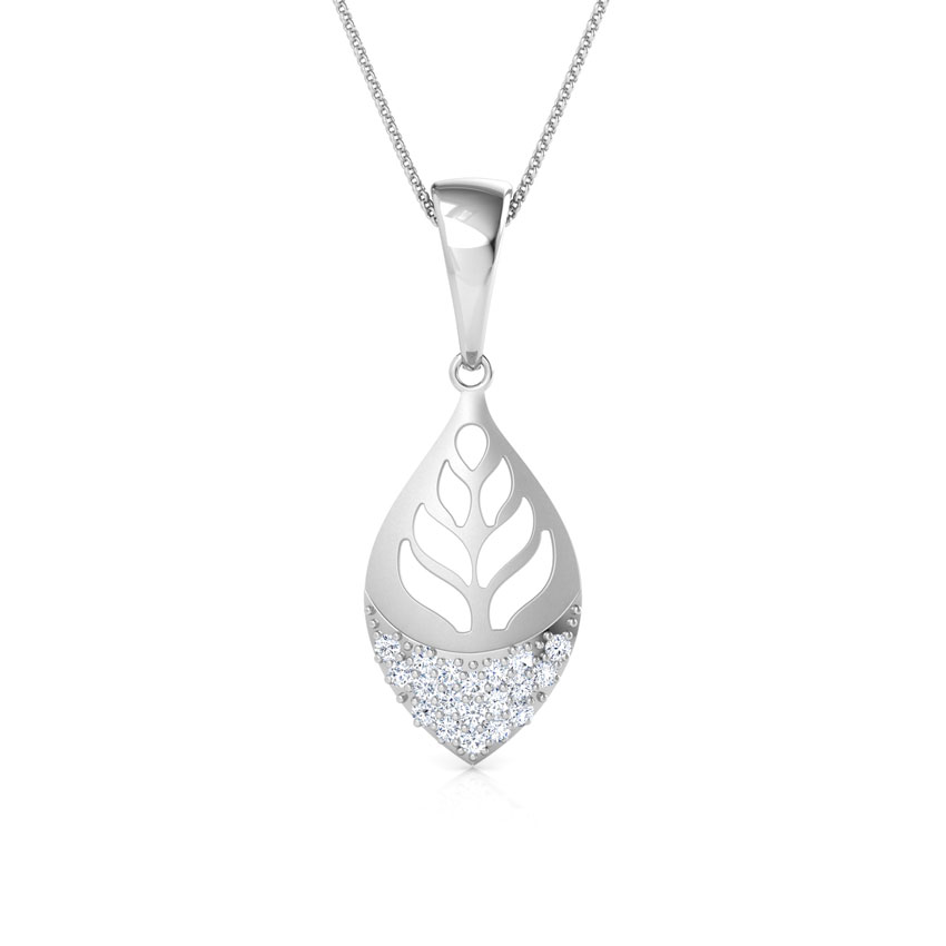 Foliate Cut-Out Pendant