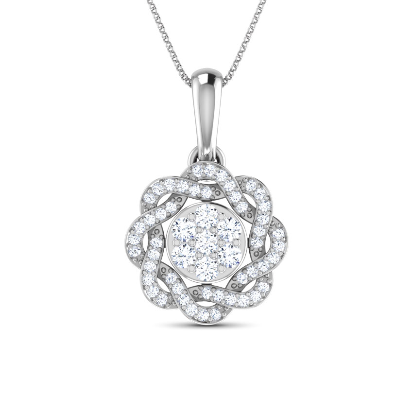 Entwine Cluster Diamond Pendant Entwine Cluster Diamond Pendant
