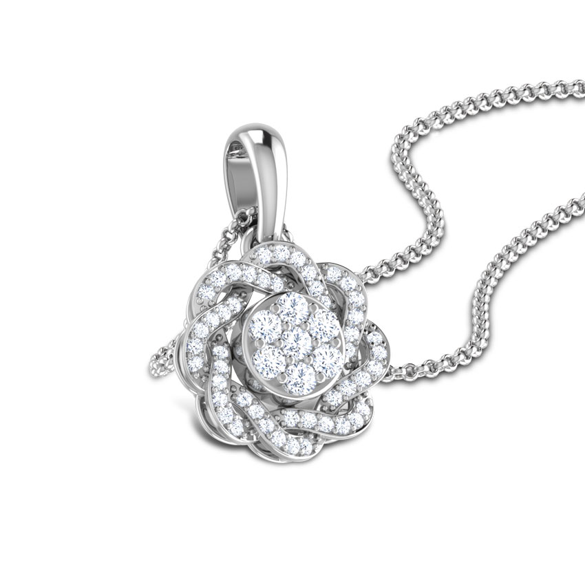 Entwine Cluster Diamond Pendant Entwine Cluster Diamond Pendant