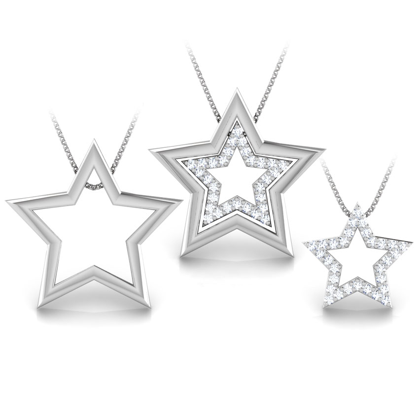 Star of Love 3 in 1 Diamond Pendant Star of Love 3 in 1 Diamond Pendant