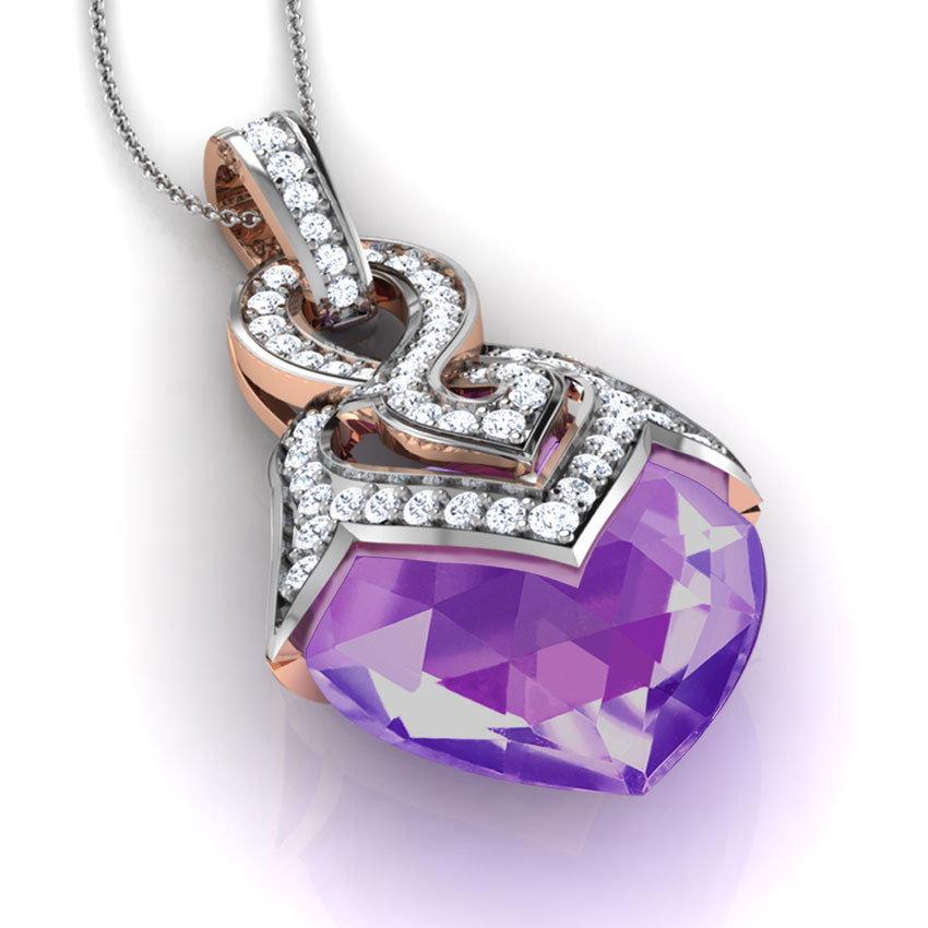Heartthrob Amethyst Pendant