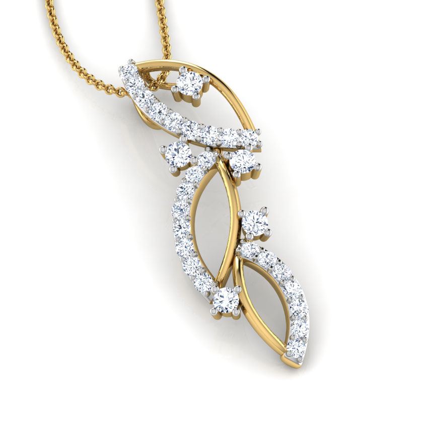 Leaf Diamond Pendant