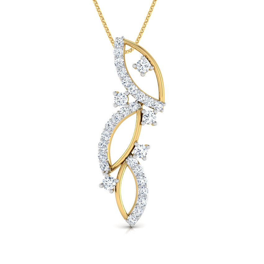 Leaf Diamond Pendant