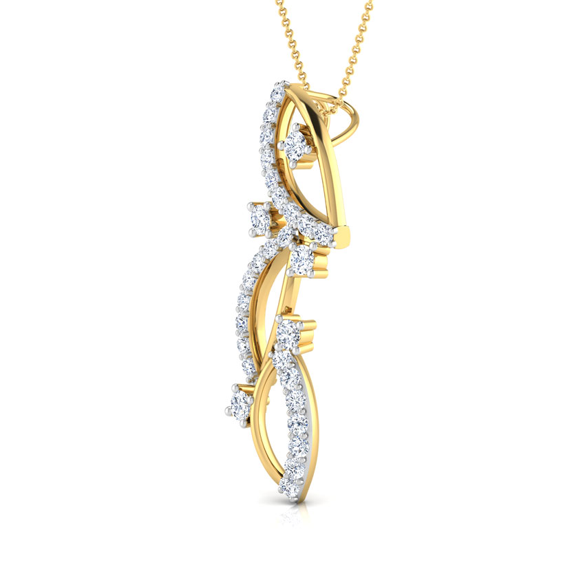 Leaf Diamond Pendant