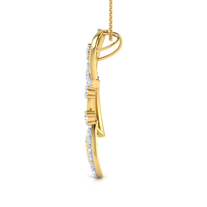 Leaf Diamond Pendant