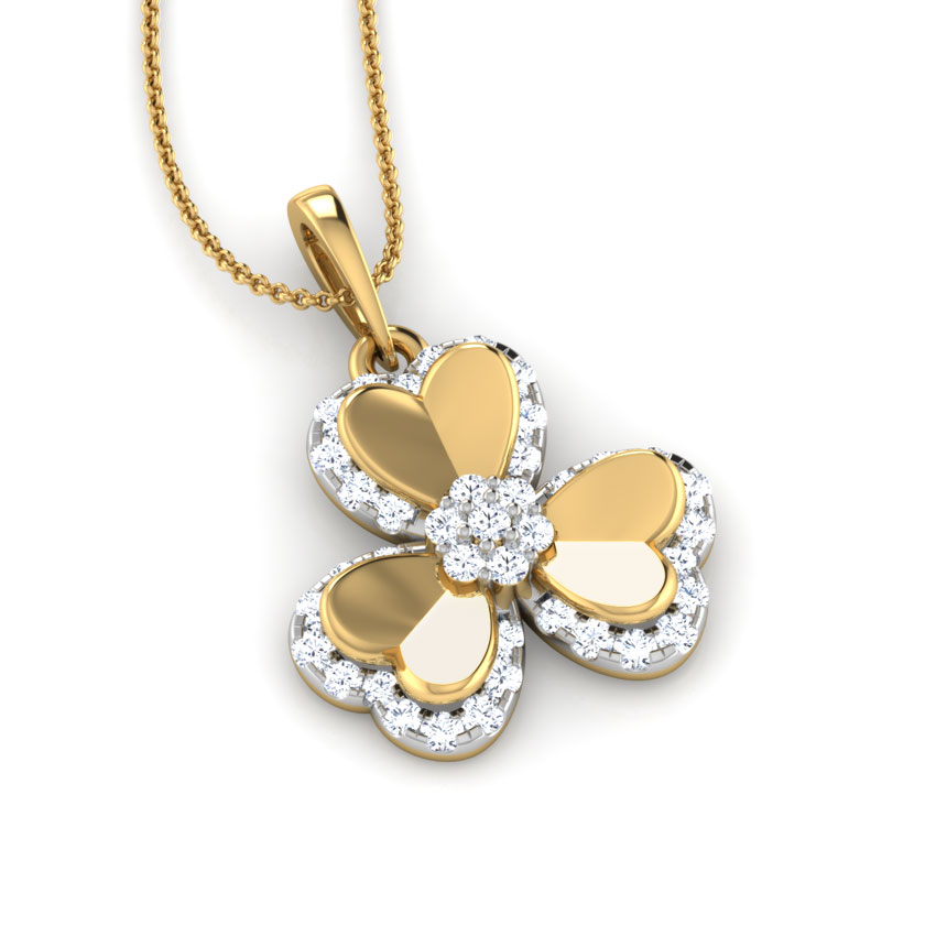 Trio Heart Diamond Pendant