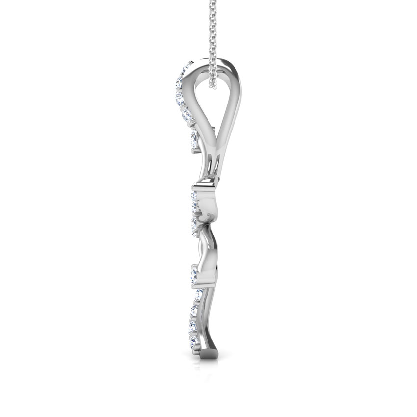 Lily Flower Diamond Pendant Lily Flower Diamond Pendant