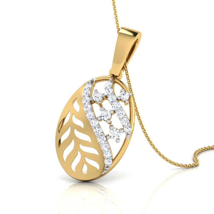 Nia Leaf Cutout Pendant