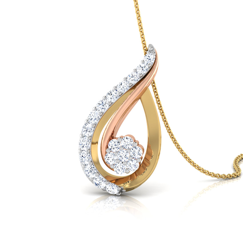 Teardrop Cluster Pendant