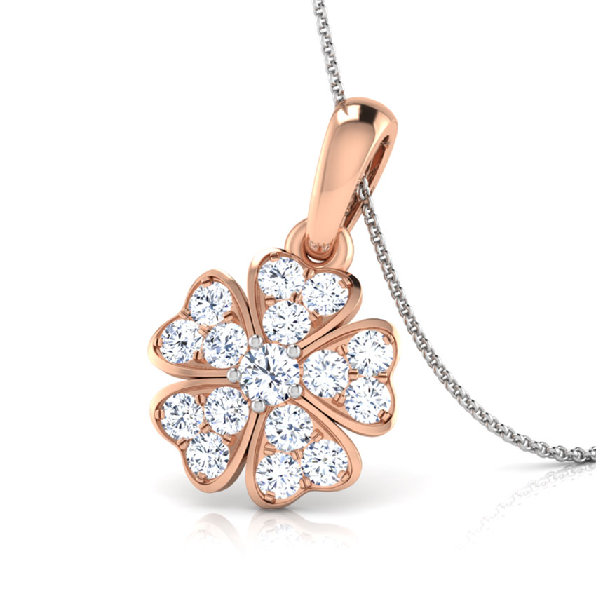 Clover Heart Flora Pendant