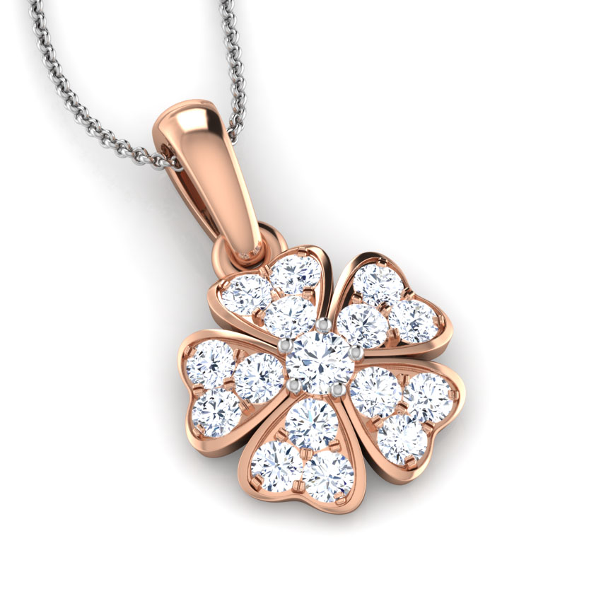 Clover Heart Flora Pendant Clover Heart Flora Pendant