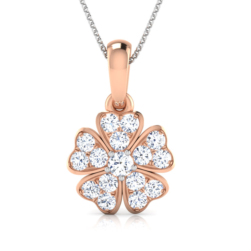 Clover Heart Flora Pendant Clover Heart Flora Pendant