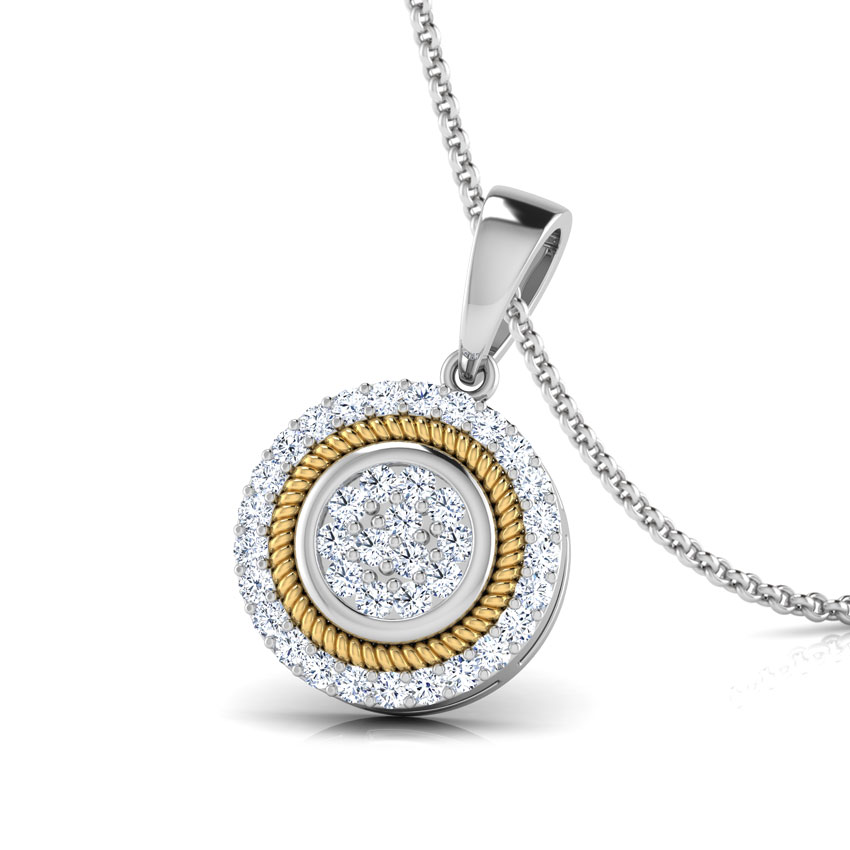 Ava Filigree Halo Pendant