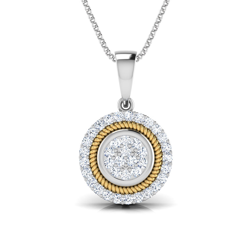 Ava Filigree Halo Diamond Pendant Ava Filigree Halo Diamond Pendant