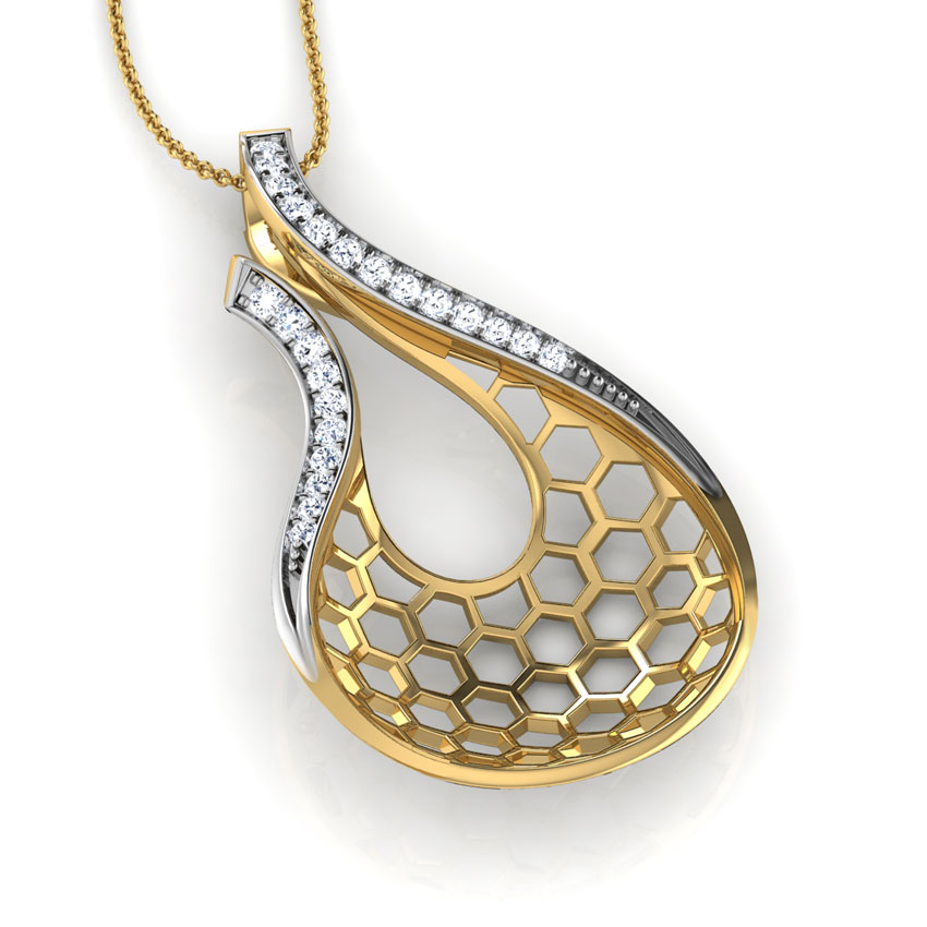 Nila Dancing Diamond Drop Pendant