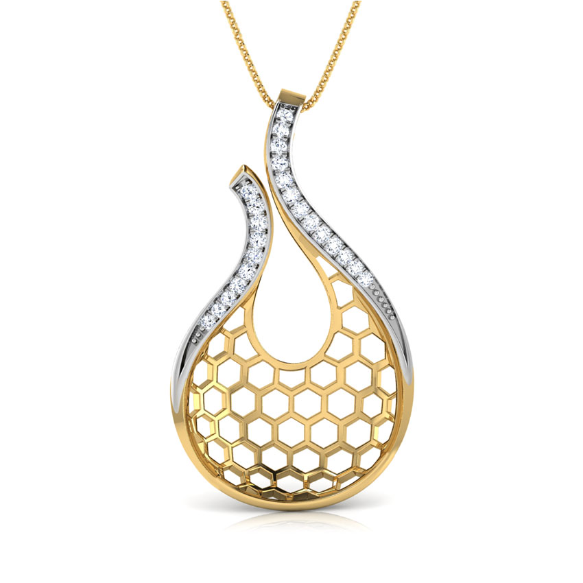 Nila Dancing Diamond Drop Pendant
