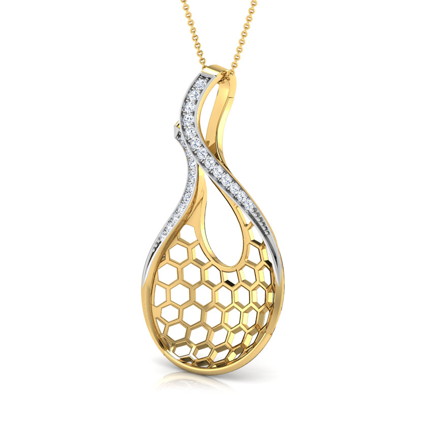 Nila Dancing Diamond Drop Pendant