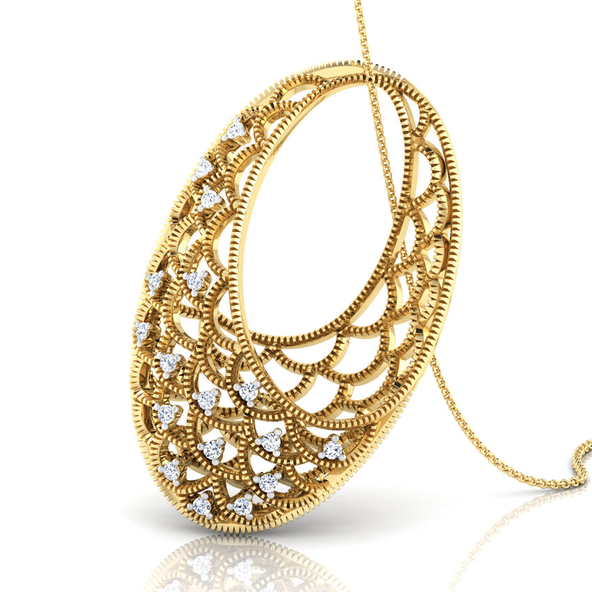 Carey Oval Twist Pendant