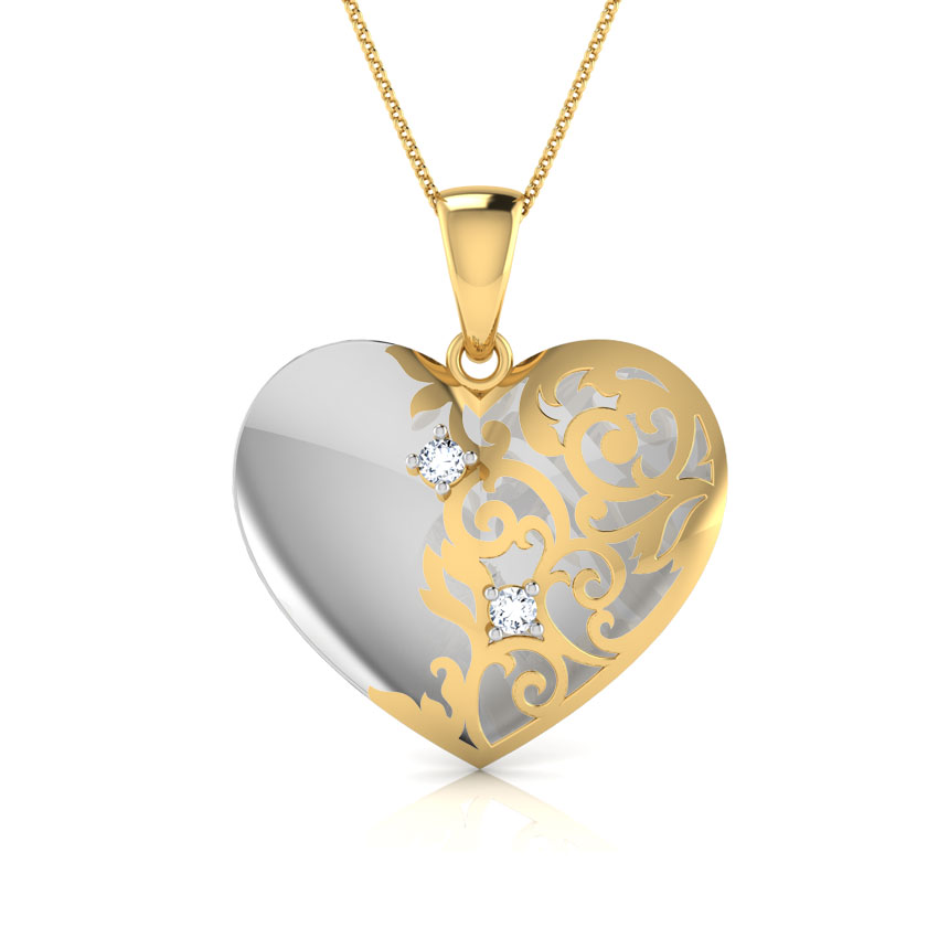 Kate Heart Wrap Diamond Pendant