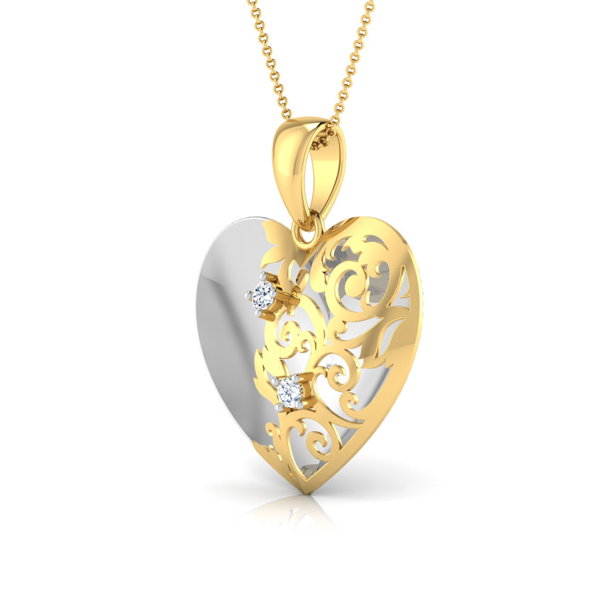 Kate Heart Wrap Diamond Pendant