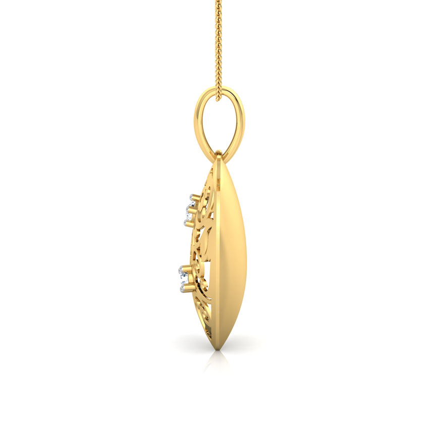 Kate Heart Wrap Diamond Pendant