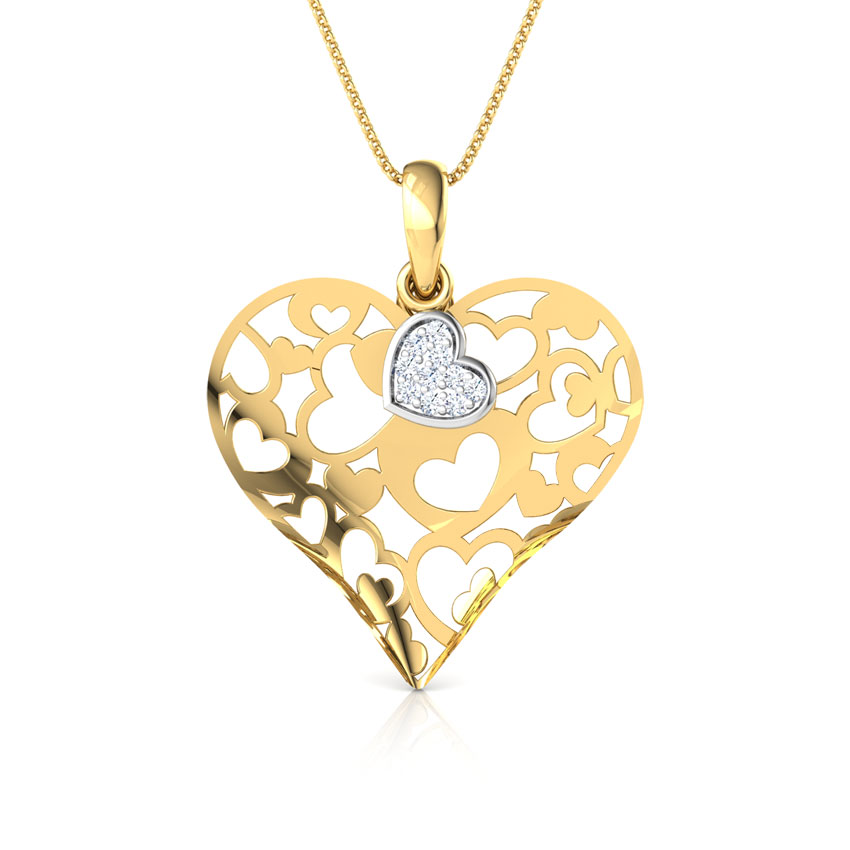 Ruth Heart Cutout Pendant
