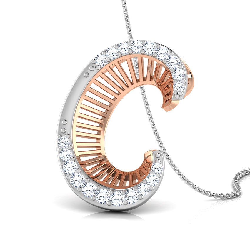 Glen Alphabet C Pendant