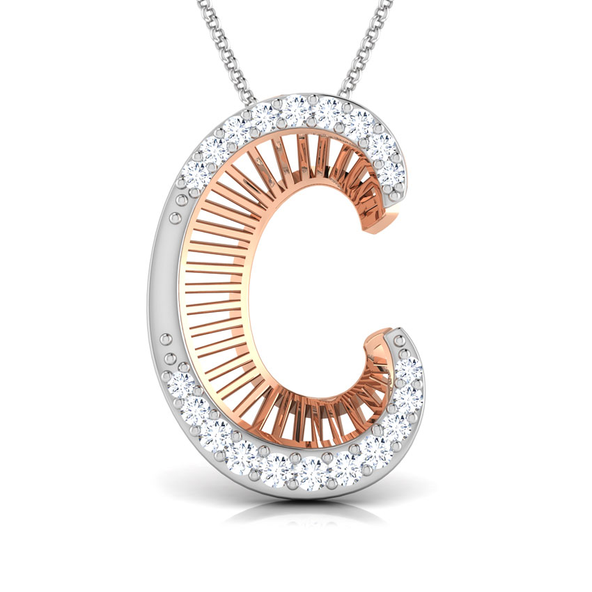 Glen Alphabet C Pendant