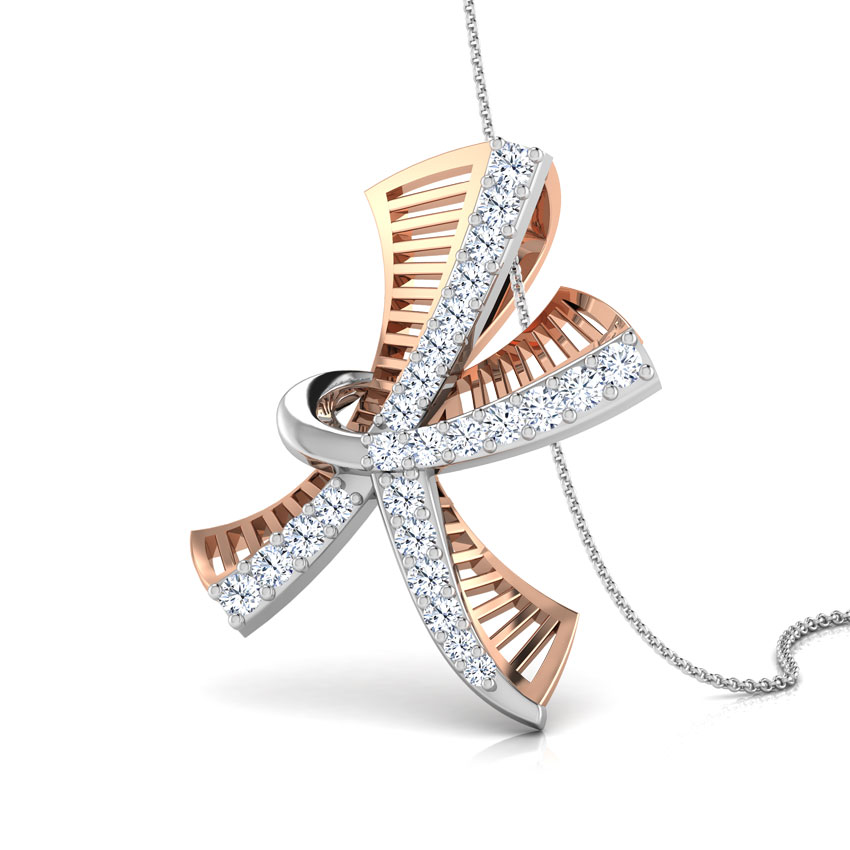 Noah Alphabet K Diamond Pendant