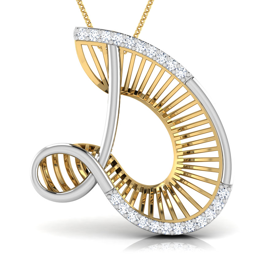 Dee Alphabet D Pendant