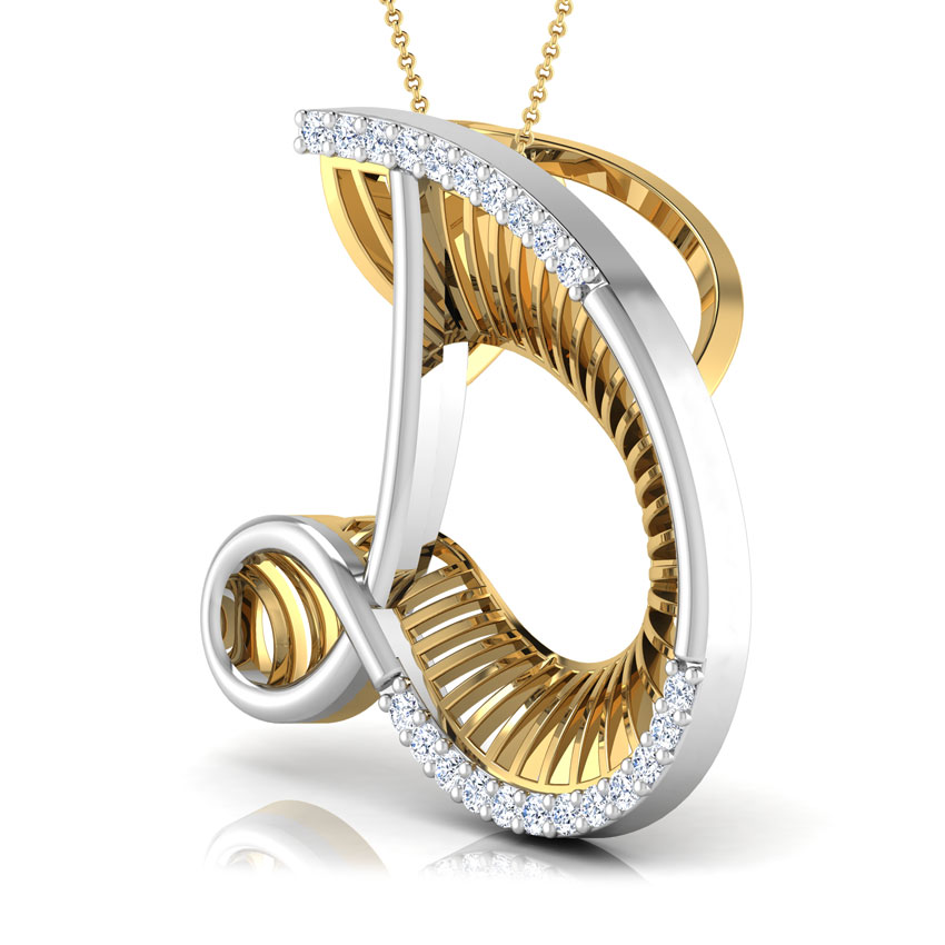 Dee Alphabet D Pendant