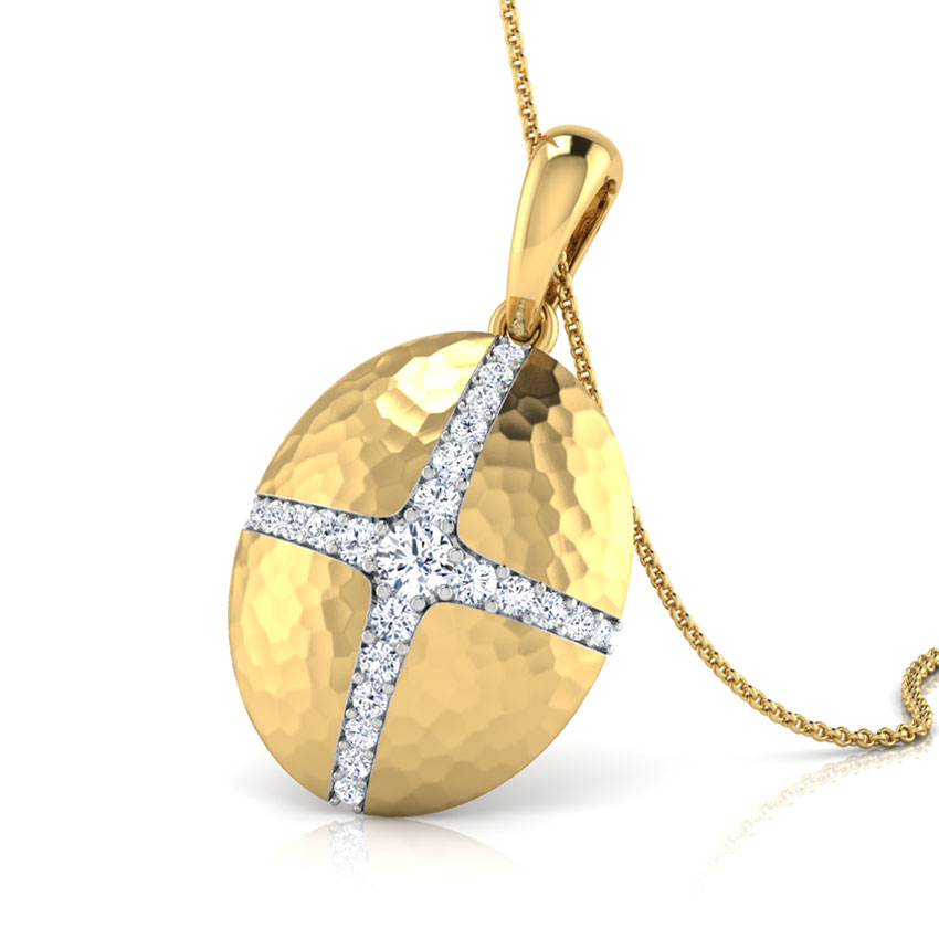 Nella Hammered Pendant