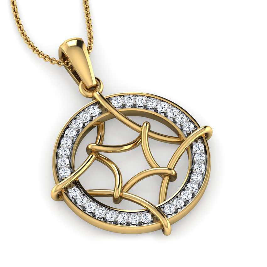 Stacy Looped Diamond Pendant