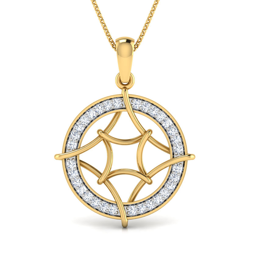 Stacy Looped Diamond Pendant