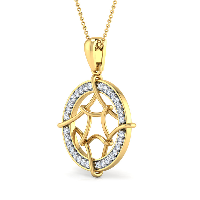 Stacy Looped Diamond Pendant