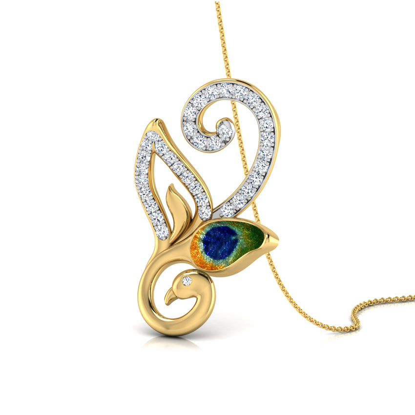 Peacock Loop Pendant