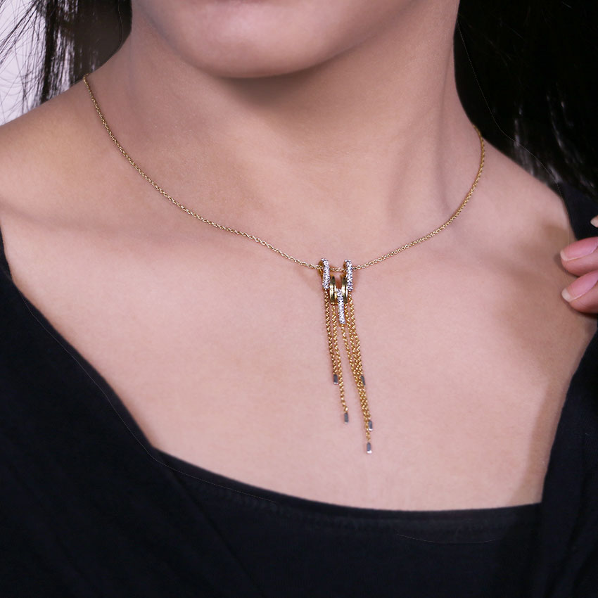 Bethany Tassel Diamond Pendant