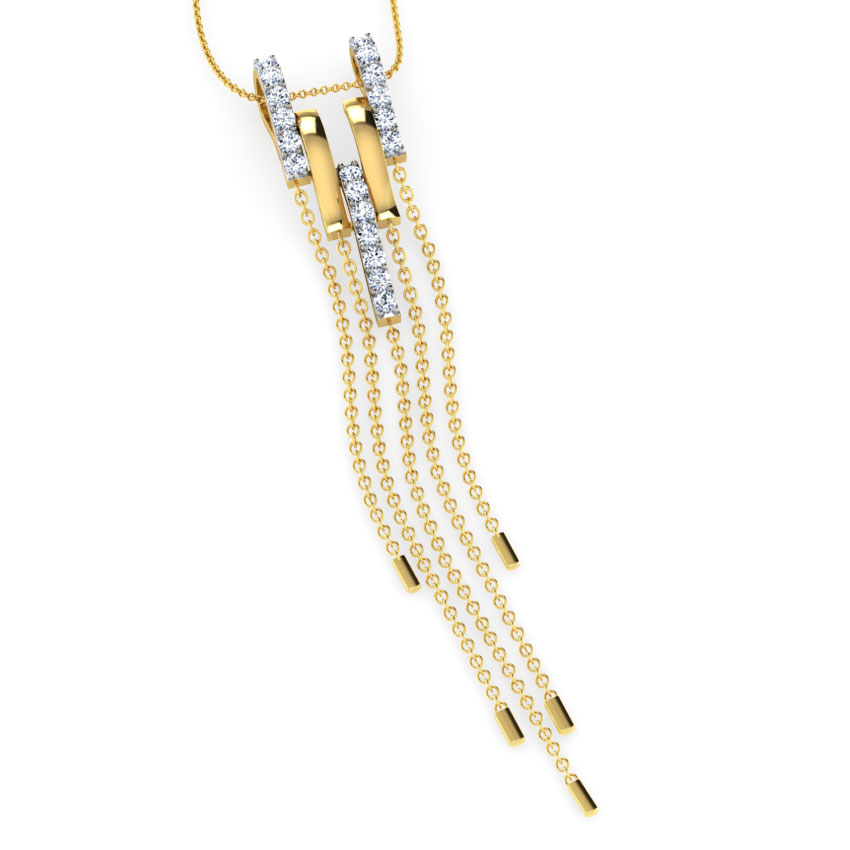 Bethany Tassel Diamond Pendant