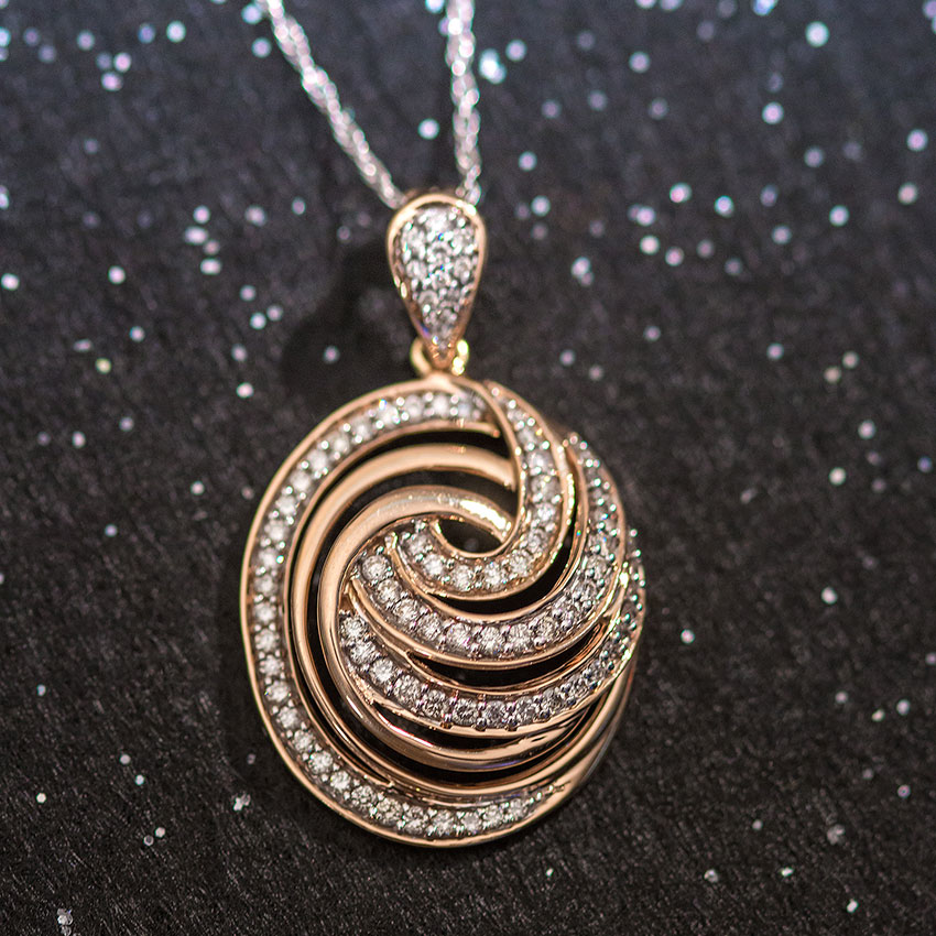 Swirl Diamond Pendant Swirl Diamond Pendant