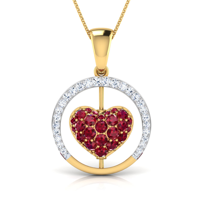 Te Amo Flip Heart Pendant