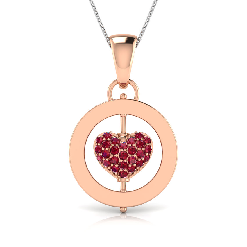 Ame Flip Heart Pendant