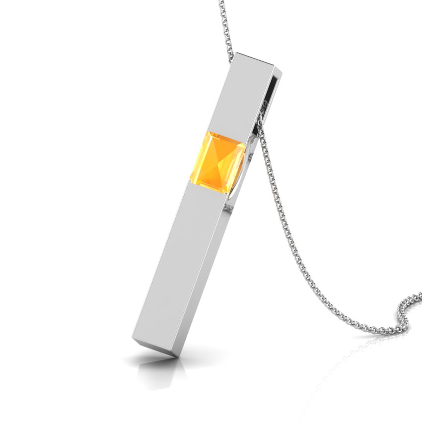 Personalised Baguette Pendant