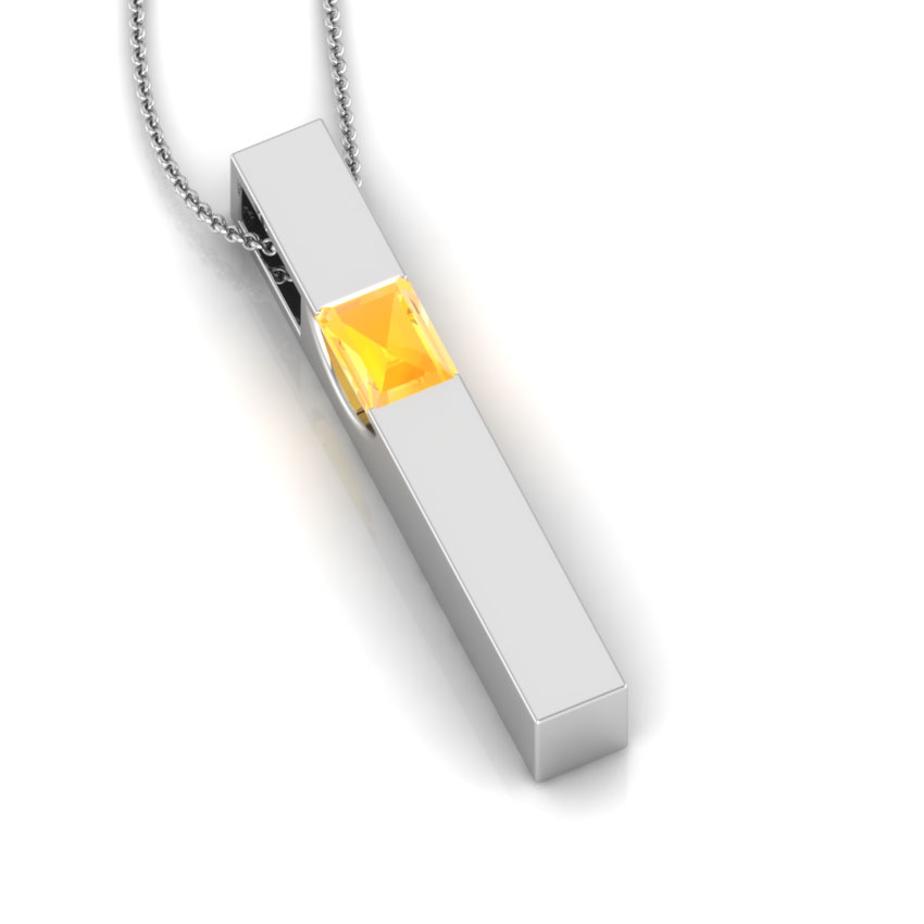 Personalised Baguette Pendant