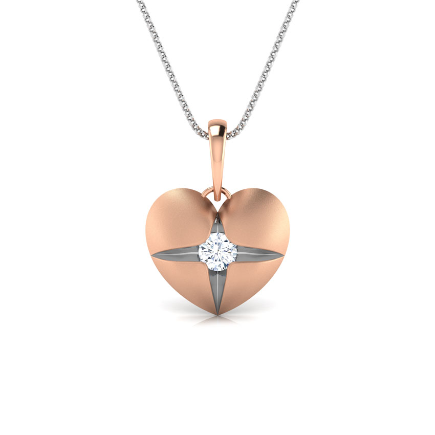 Heart Pocket Diamond Pendant