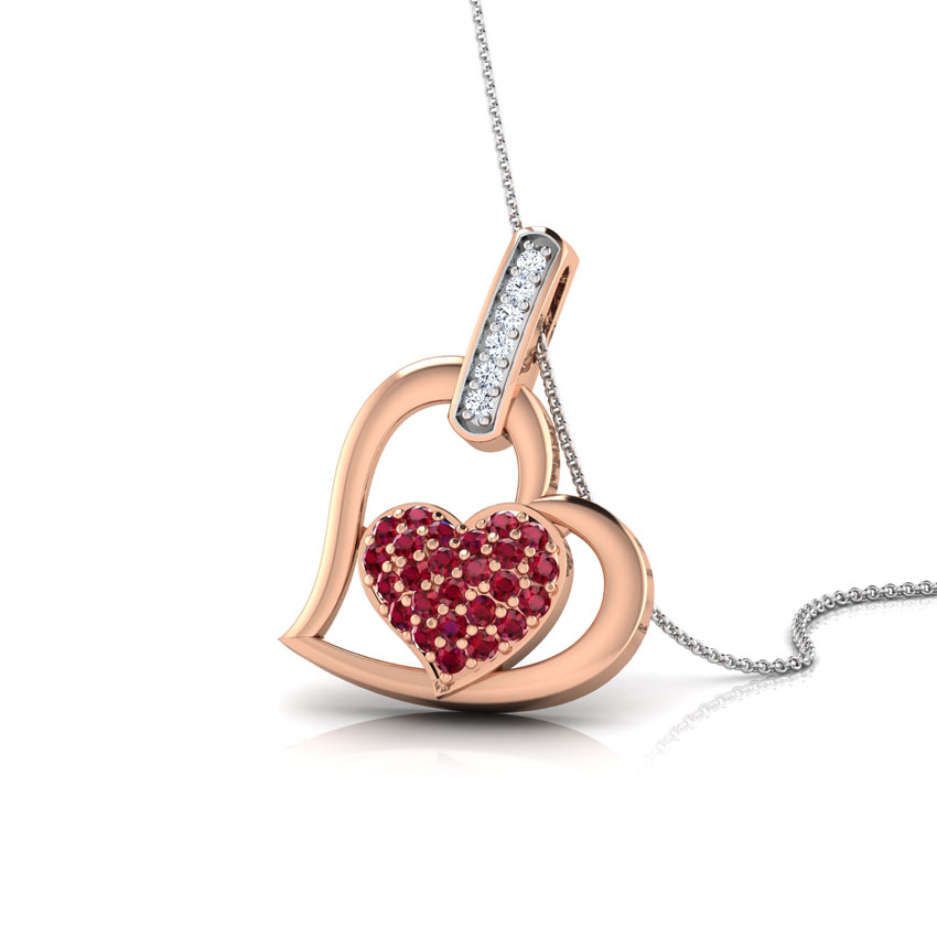 Heart in Heart Pendant
