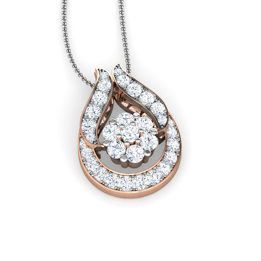 Clutch Diamond Drop Pendant