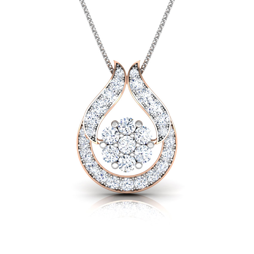 Clutch Diamond Drop Pendant