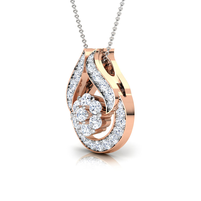 Clutch Diamond Drop Pendant